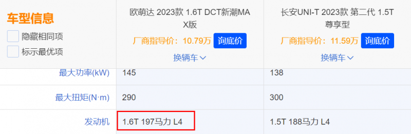 z世代的出行需求口味，2023款欧萌达和长安uni-t谁更对味儿